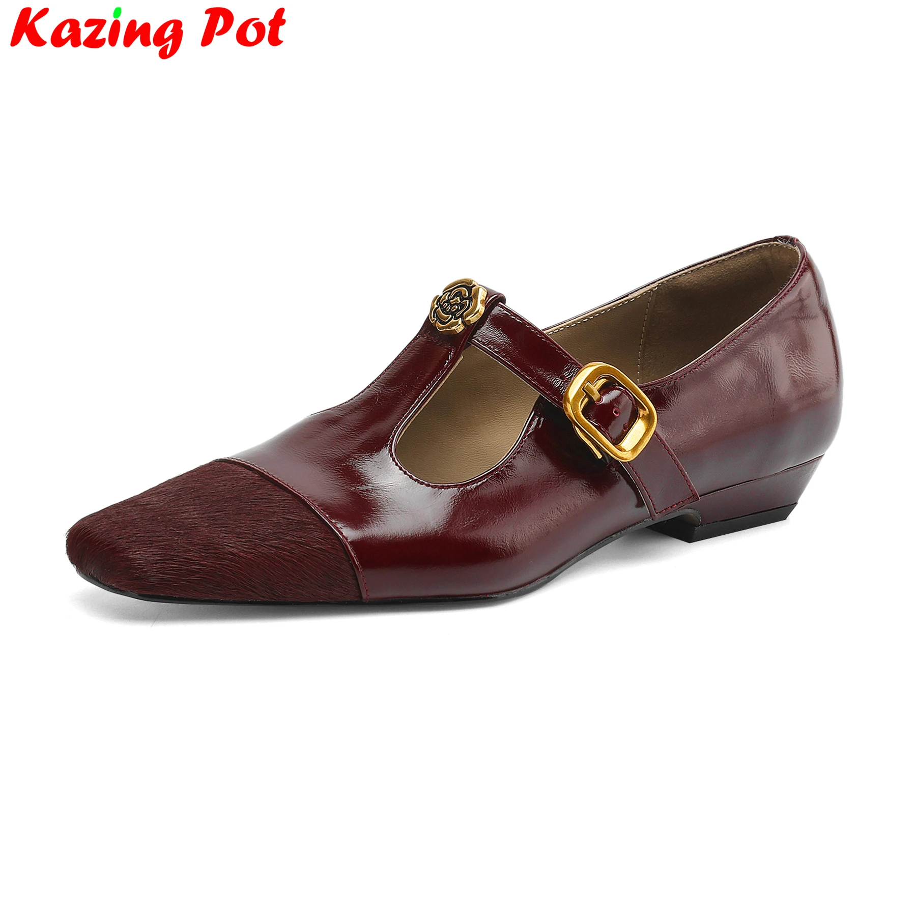 Krazing Pot, большие размеры, коровья кожа, конский волос, летние туфли Мэри Джейн на низком каблуке с Т-образным ремешком, офисные женские элегантные роскошные сексуальные вечерние женские туфли-лодочки
Krazing Pot, большие размеры, коровья кожа, конский волос, летние туфли Мэри Джейн на низком каблуке с Т-образным ремешком, офисные женские элегантные роскошные сексуальные вечерние женские туфли-лодочки