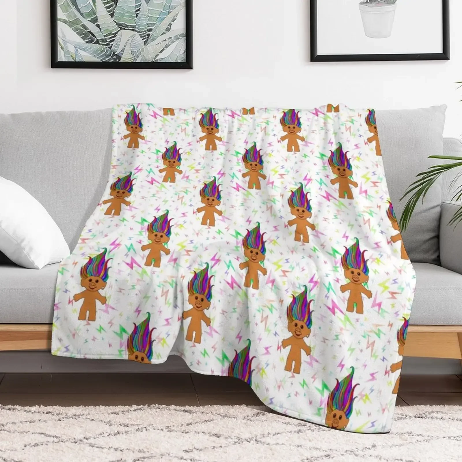 Colourful Retro Troll Doll Print for 90s Kids - Rainbow Hair Throw Blanket Comforter Summer Bed covers Blankets
Colourful Retro Troll Doll Print for 90s Kids - Rainbow Hair Throw Blanket Comforter Summer Bed covers Blankets