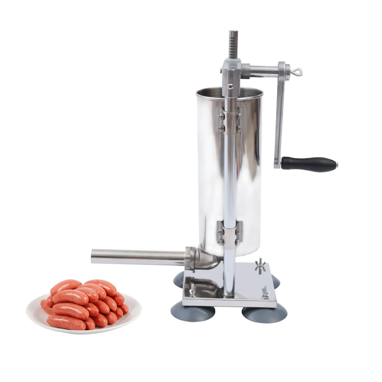 3L 6.6lbs Vertical Sausage Stuffer Meat Filler Maker with 11pcs Tubes for Homemade Perfect Kitchen Tool for Meat And Sausage Preparation
3L 6.6lbs Vertical Sausage Stuffer Meat Filler Maker with 11pcs Tubes for Homemade Perfect Kitchen Tool for Meat And Sausage Preparation