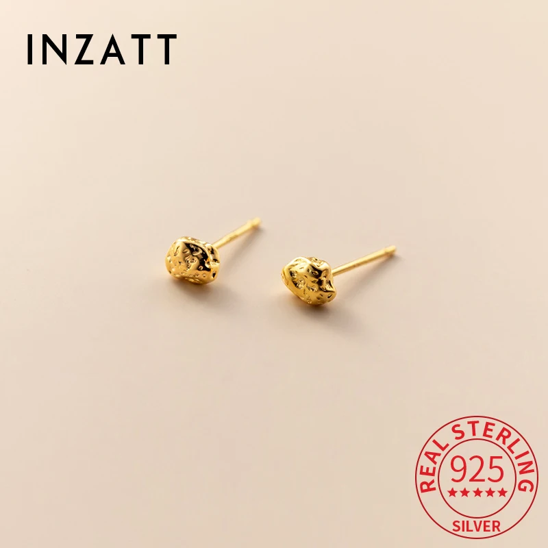 INZATT Real 925 Sterling Silver Irregular Meteorite Mini Stud Earrings for Women Trendy Fine Jewelry Ear Hole Care Accessories
INZATT Real 925 Sterling Silver Irregular Meteorite Mini Stud Earrings for Women Trendy Fine Jewelry Ear Hole Care Accessories