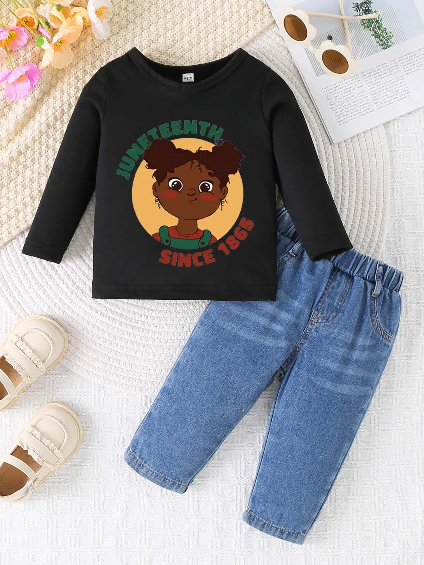0-3 year old summer newborn new solid color printed pullover sweater with round neck long sleeved T-shirt+denim warehouse set,
0-3 year old summer newborn new solid color printed pullover sweater with round neck long sleeved T-shirt+denim warehouse set,