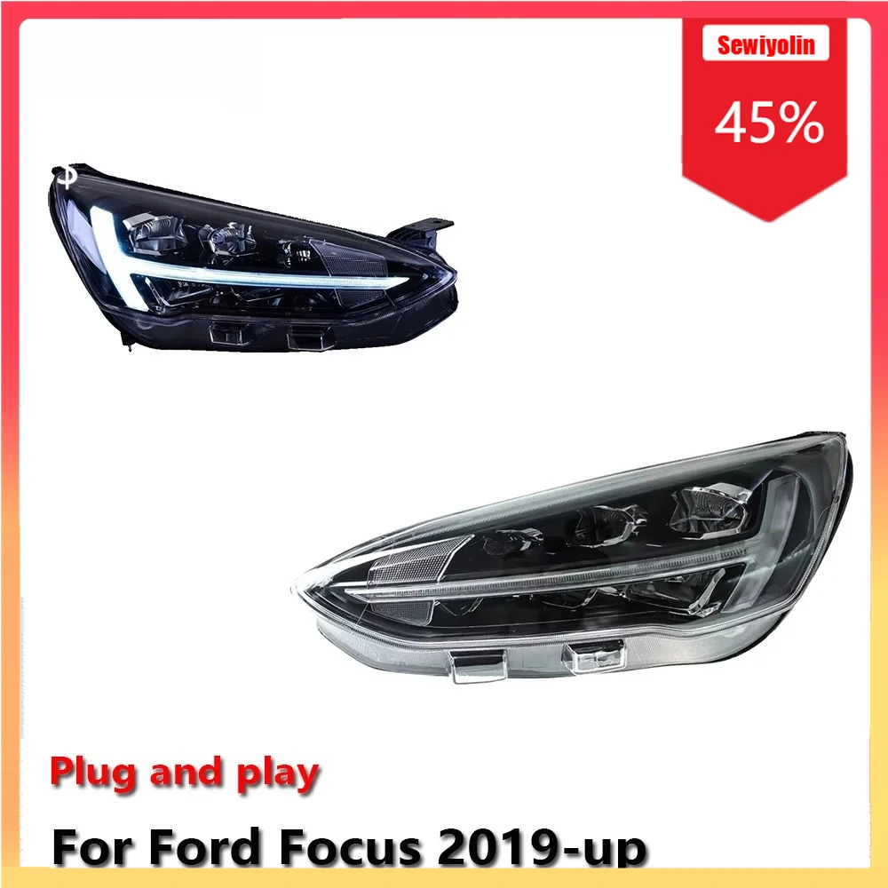 Автомобильные светодиодные фары, автомобильные детали для Ford Focus 2019-up, противотуманные DRL, стоп-сигнал, указатель поворота, Plug and Play
Автомобильные светодиодные фары, автомобильные детали для Ford Focus 2019-up, противотуманные DRL, стоп-сигнал, указатель поворота, Plug and Play