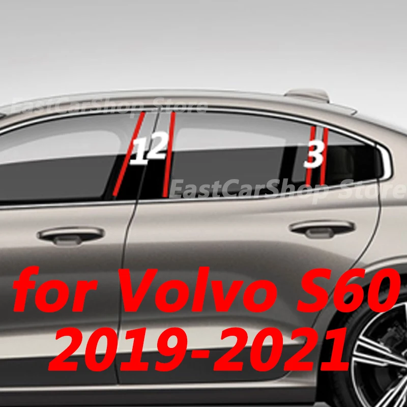 For Volvo S60 2019 2020 2021 2022 Car Central Middle Column PC Window Trims B C Pillar Strip Sticker Accessories Cover
For Volvo S60 2019 2020 2021 2022 Car Central Middle Column PC Window Trims B C Pillar Strip Sticker Accessories Cover