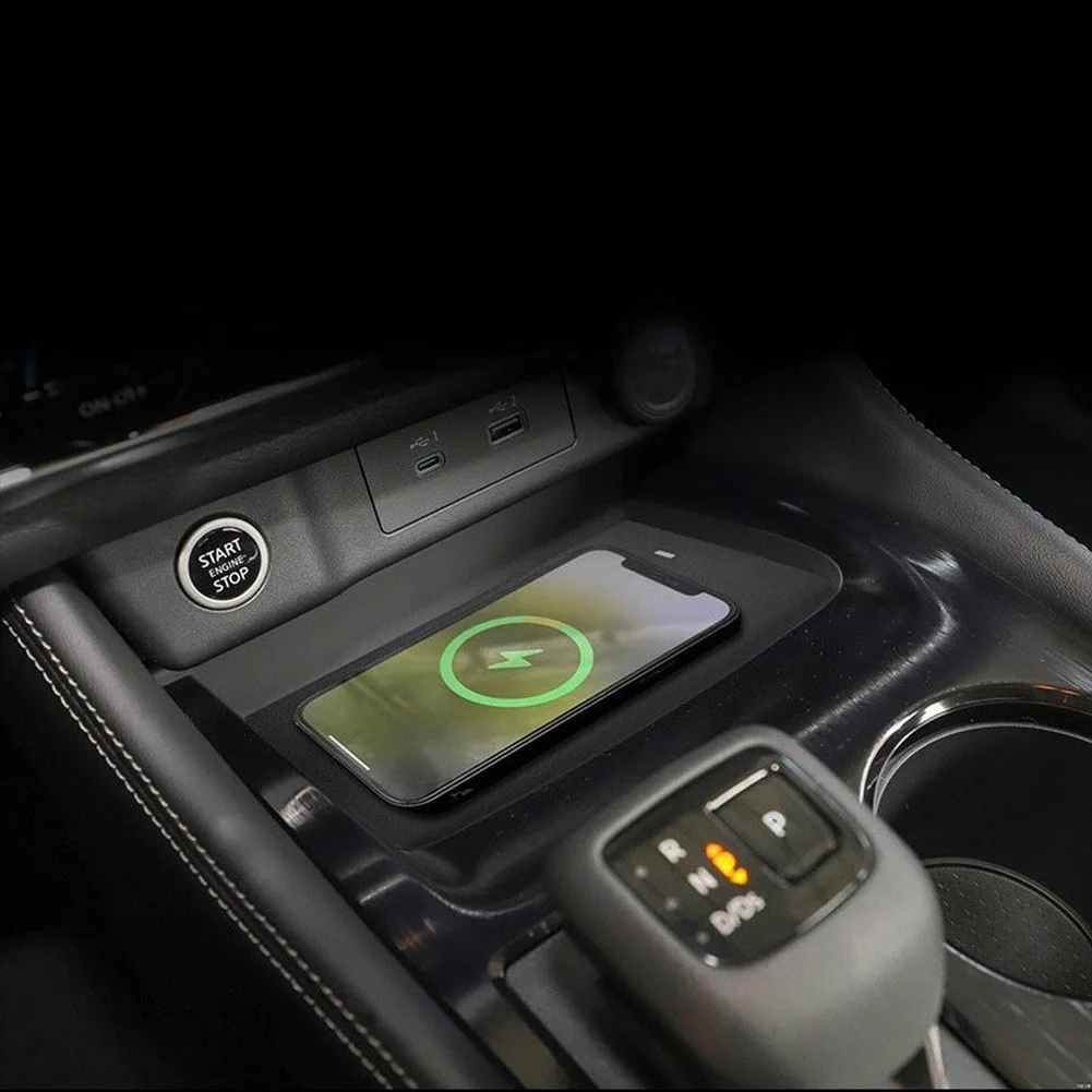 Black ABS Wireless Charging Pad for Nissan For X 2021 through 2026 Center Console 15W Output 12V Input Overheat Safe
Black ABS Wireless Charging Pad for Nissan For X 2021 through 2026 Center Console 15W Output 12V Input Overheat Safe