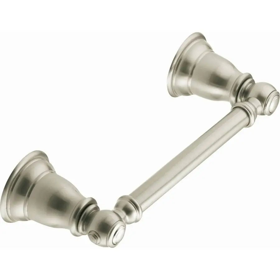 YB5408BN Kingsley Traditional Double Post Pivoting Toilet Paper Holder, Brushed Nickel
YB5408BN Kingsley Traditional Double Post Pivoting Toilet Paper Holder, Brushed Nickel