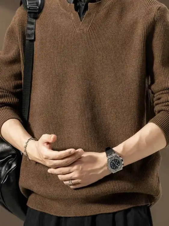 Faionable V-Ne Knitwear Men's Autumn Winter New Casual Slim Fit Sli Fake Two-Piece Sweater Soft Polyester Fiber Long ...
Faionable V-Ne Knitwear Men's Autumn Winter New Casual Slim Fit Sli Fake Two-Piece Sweater Soft Polyester Fiber Long ...