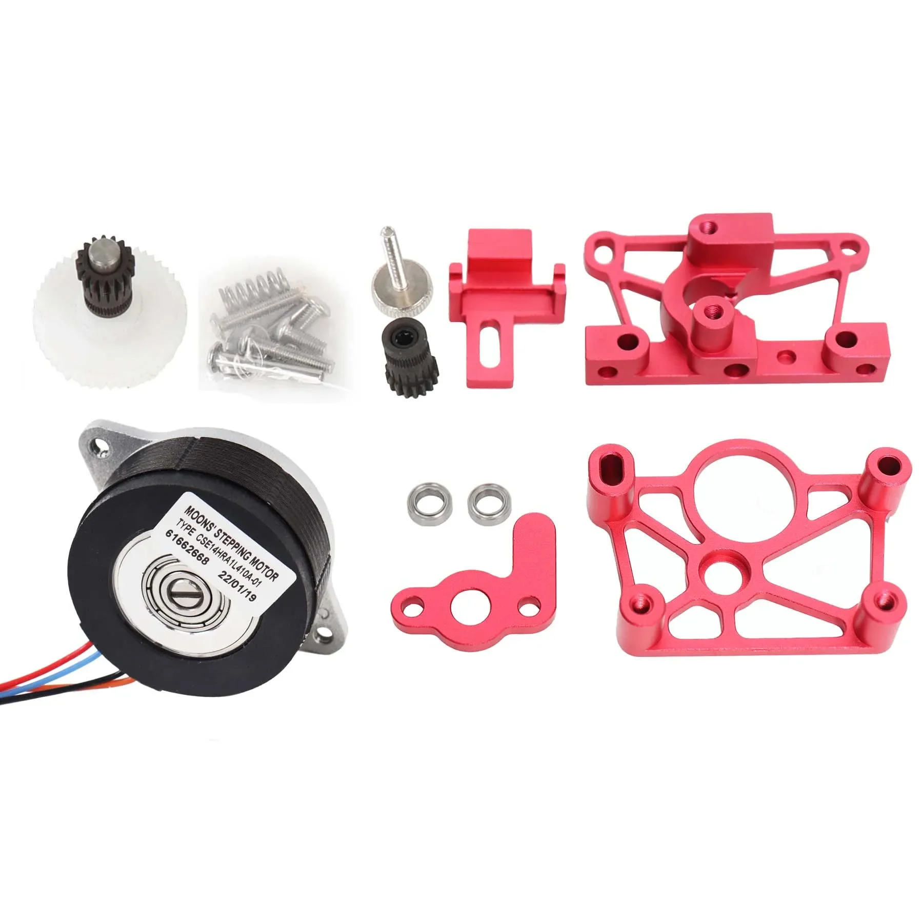 Blurolls CNC Made All Metal Sherpa Mini Extruder Light Weight Kit with 36 LDO MOONS Motor for Voron 0.2 Micron CR-10 Ender3
Blurolls CNC Made All Metal Sherpa Mini Extruder Light Weight Kit with 36 LDO MOONS Motor for Voron 0.2 Micron CR-10 Ender3