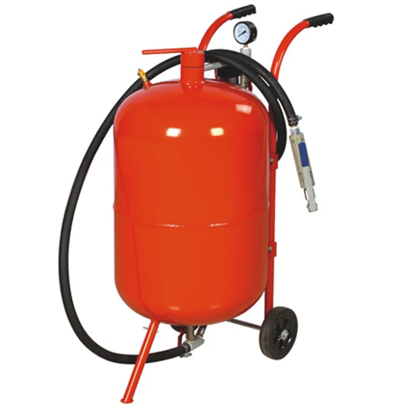 Portable Sandblaster Blasting Pot Sb20 Open Sandblasting Machine Movable Sand Pot Machine Air Compressor
Portable Sandblaster Blasting Pot Sb20 Open Sandblasting Machine Movable Sand Pot Machine Air Compressor