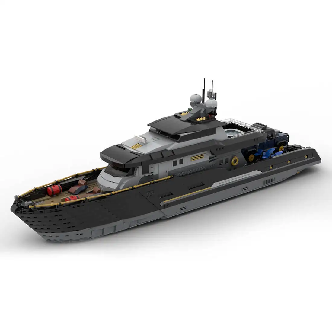 Custom MOC-185307 1/30 Scale Explorer’s Yacht Model with Full Interior(4369PCS)
Custom MOC-185307 1/30 Scale Explorer’s Yacht Model with Full Interior(4369PCS)