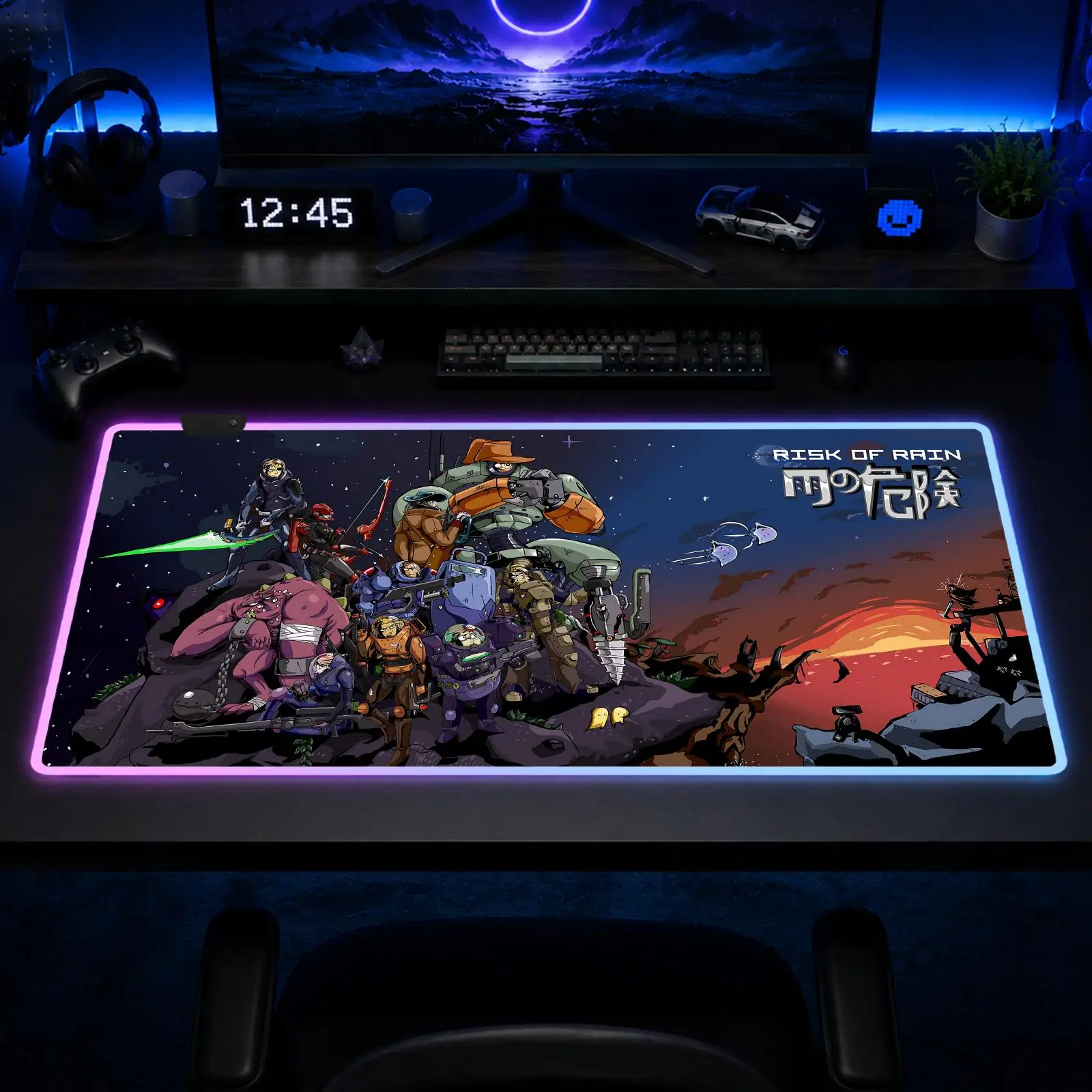 Risk of Rain 2 Mouse Pad Gaming Anime Mouse Pad XXL RGB Desk Mats LED Table Pads Backlit Rubber Desktop
Risk of Rain 2 Mouse Pad Gaming Anime Mouse Pad XXL RGB Desk Mats LED Table Pads Backlit Rubber Desktop