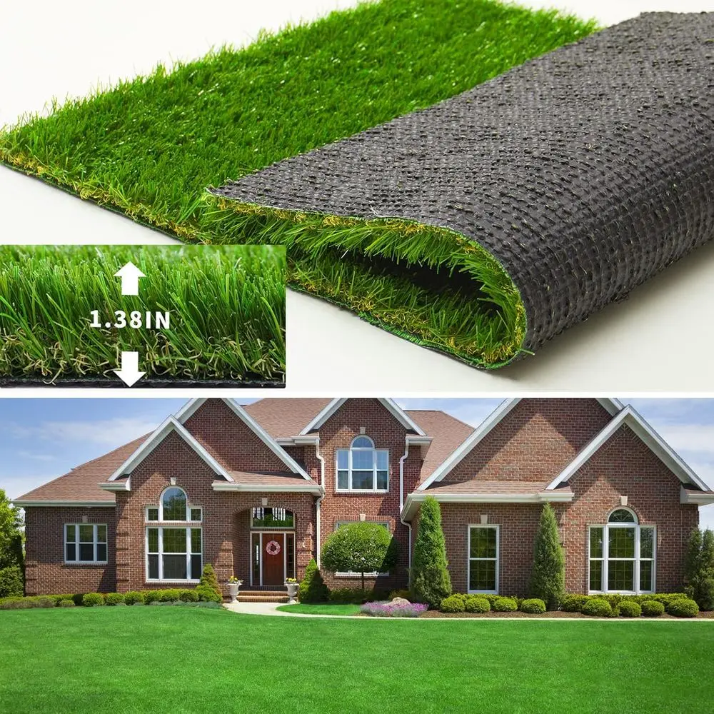 Synthetic Turf 4ft x 16ft, 1.38 Pile Height, Drainage Grass Mat, Ideal for Outdoor Landscaping, Lawns, Gardens, Patios, Balconie
Synthetic Turf 4ft x 16ft, 1.38 Pile Height, Drainage Grass Mat, Ideal for Outdoor Landscaping, Lawns, Gardens, Patios, Balconie
