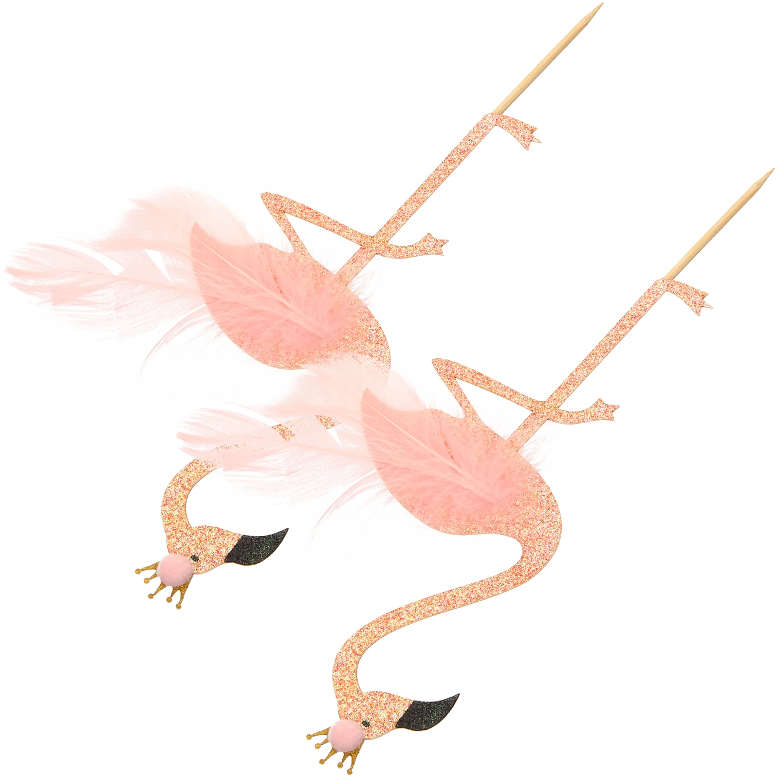 2pcs Decoration Flamingo Cake Picks Birthday Party Decorations Reusable Cake Toppers For Women Girls Baby Shower Graduation
2pcs Decoration Flamingo Cake Picks Birthday Party Decorations Reusable Cake Toppers For Women Girls Baby Shower Graduation