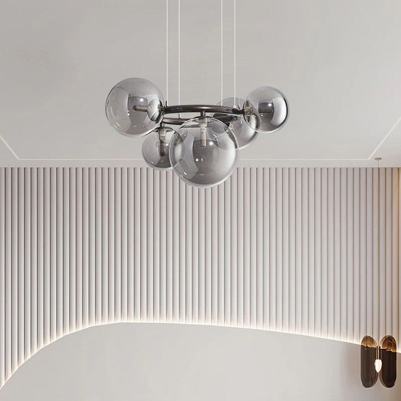 Living Room Ceiling Chandelier Nordic Glass Ball Pendent Lamp For Dining Hall Kitchen Island Bedroom Indoor Lighting Black Gold
Living Room Ceiling Chandelier Nordic Glass Ball Pendent Lamp For Dining Hall Kitchen Island Bedroom Indoor Lighting Black Gold
