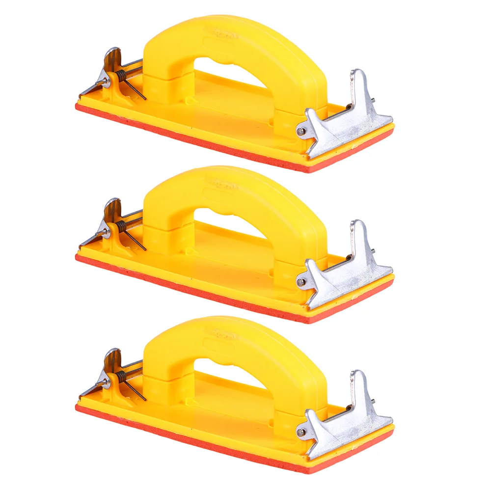 3pcs Sandpaper Holder Drywall Sander Lightweight PP Material Ergonomic Handle Sponge Bottom Wood Metal Polishing Tool Manual
3pcs Sandpaper Holder Drywall Sander Lightweight PP Material Ergonomic Handle Sponge Bottom Wood Metal Polishing Tool Manual