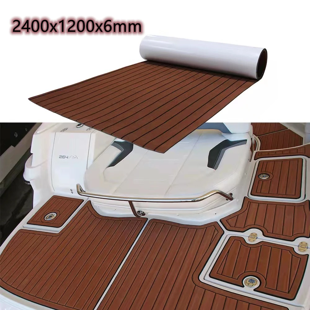 EVA Foam Boat Decking Sheet Yacht Anti-slip Mat Water Supplies Anti-slip Sailboats Floor Pat 2400X1200X6mm
EVA Foam Boat Decking Sheet Yacht Anti-slip Mat Water Supplies Anti-slip Sailboats Floor Pat 2400X1200X6mm