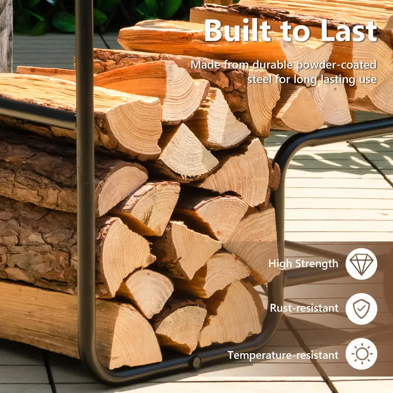 Firewood Log Cart Carrier with Anti-Slip and Wear-Resistant Wheels
Firewood Log Cart Carrier with Anti-Slip and Wear-Resistant Wheels