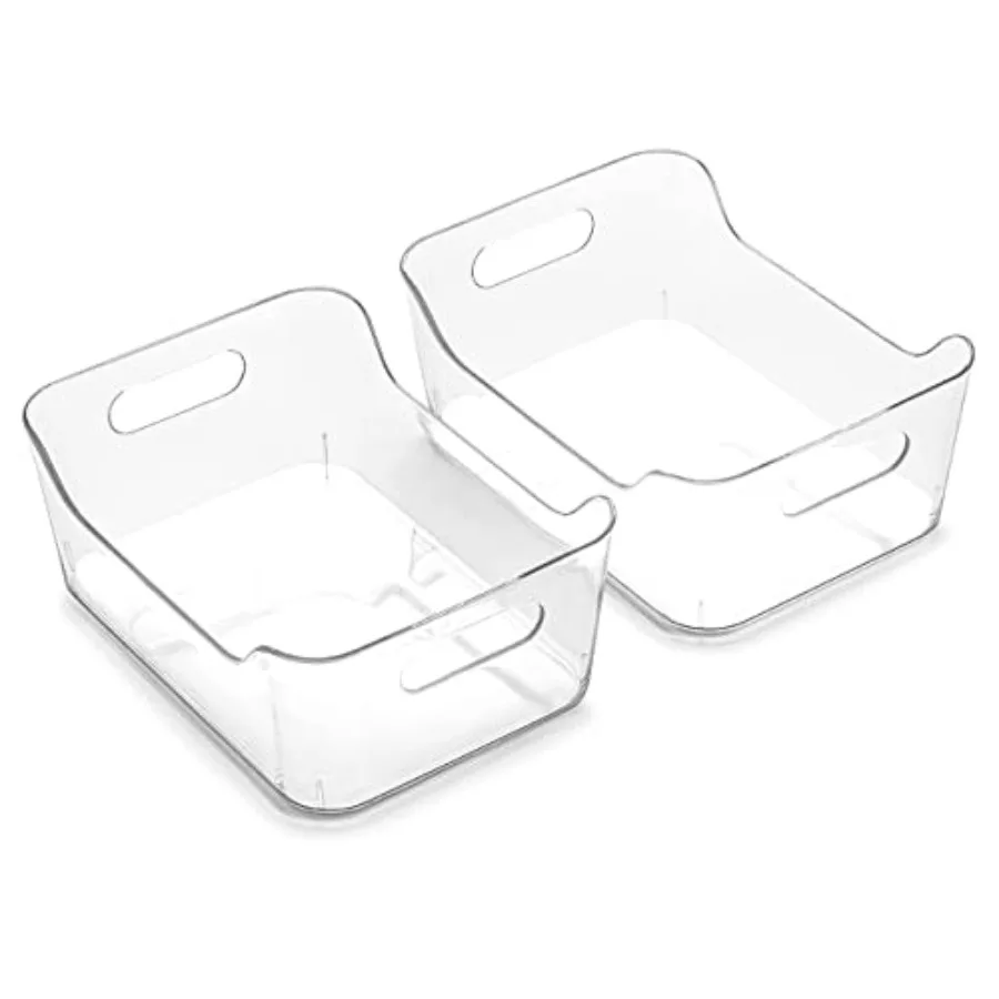 The SOHO Collection Plastic Storage Bins, X- - 2 Pack, Pantry and Fridge Organizer Containers, Kitchen Cabinet and Medicine Cab
The SOHO Collection Plastic Storage Bins, X- - 2 Pack, Pantry and Fridge Organizer Containers, Kitchen Cabinet and Medicine Cab