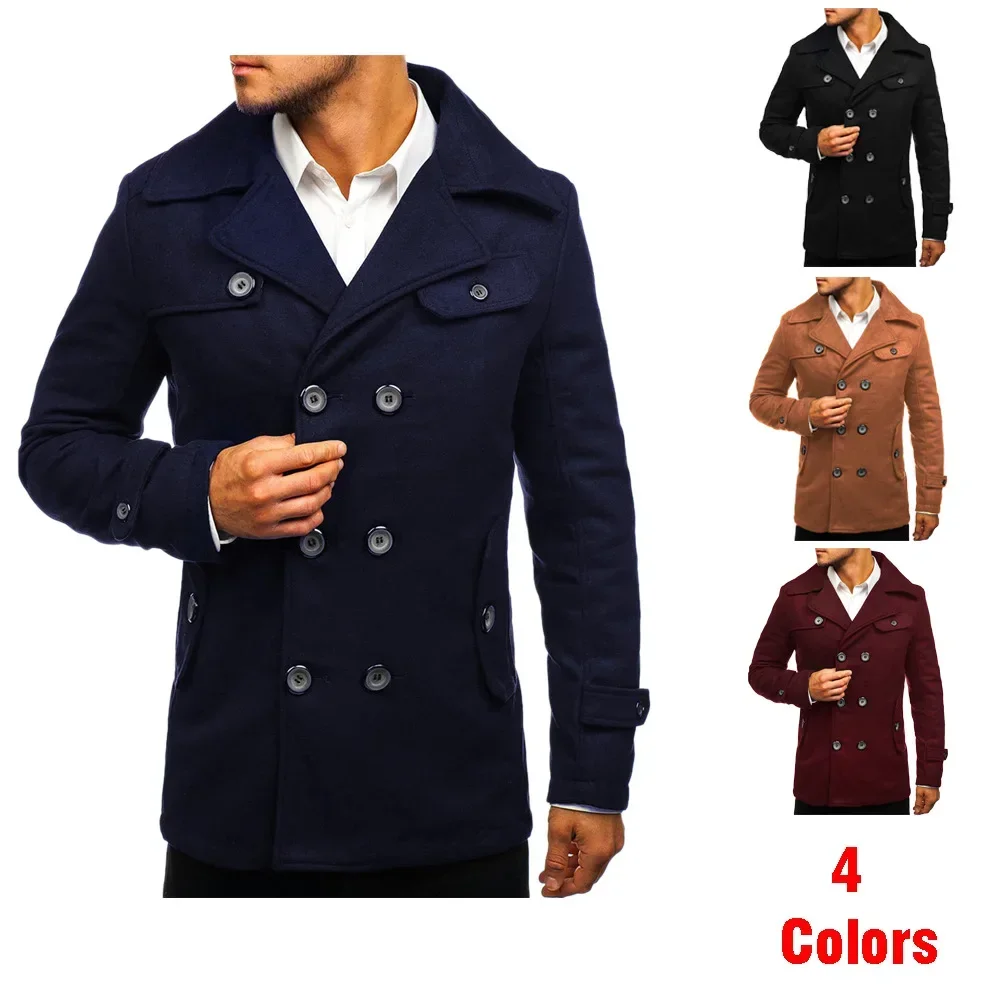 2023 New Men's Woolen Coat with European and American Style Medium Length Casual Solid Color Double Breasted Men's Trench Coat
2023 New Men's Woolen Coat with European and American Style Medium Length Casual Solid Color Double Breasted Men's Trench Coat