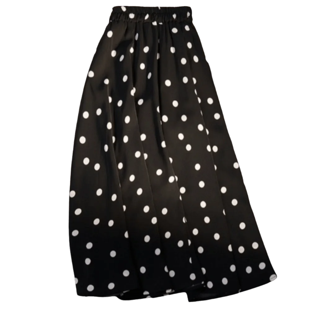 Fashionable Elastic Waist Polka Dot Skirt Slim Fit Pleated A-Line Skirt Summer Splicing Design Half-length Dress Work to Weekend
Fashionable Elastic Waist Polka Dot Skirt Slim Fit Pleated A-Line Skirt Summer Splicing Design Half-length Dress Work to Weekend