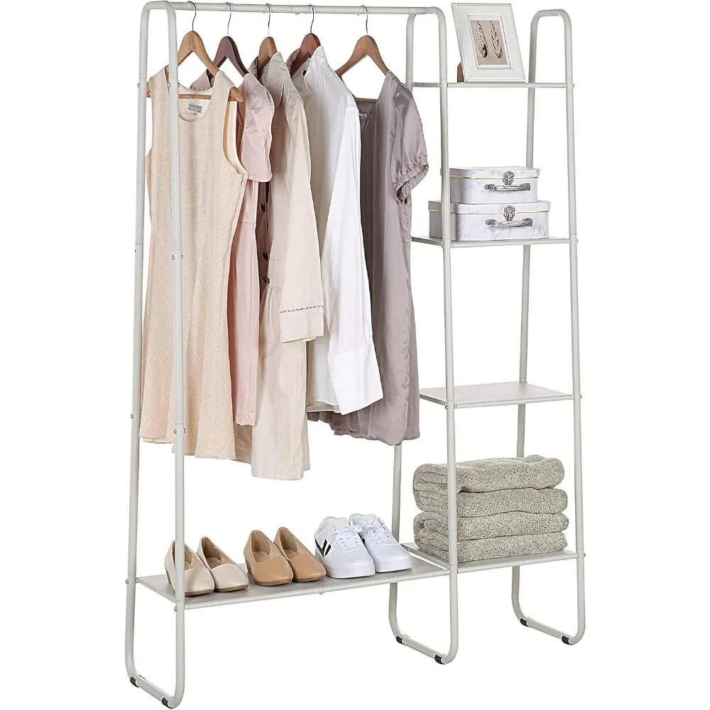 Freestanding Clothes Metal Garment and Accessories, Organizer Closet Rack (OFF-WHITE)
Freestanding Clothes Metal Garment and Accessories, Organizer Closet Rack (OFF-WHITE)