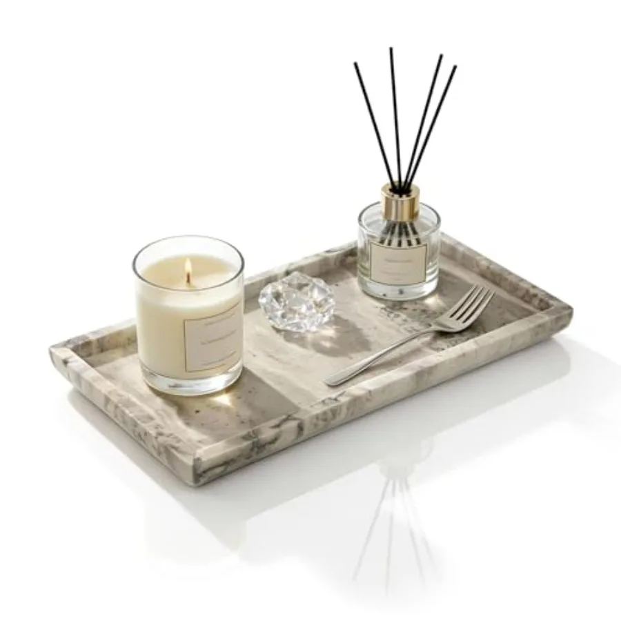 Natural Travertine Marble Vanity Bathroom Tray 12 x 6 Inch Elegant Home Decor Tray for Kitchen Bathroom Dresser Coffee Table Si
Natural Travertine Marble Vanity Bathroom Tray 12 x 6 Inch Elegant Home Decor Tray for Kitchen Bathroom Dresser Coffee Table Si