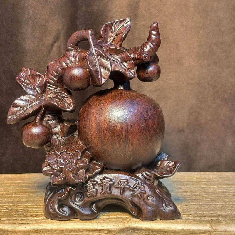 Ebony Carved Apple Ornament Wealth and Peace Fruit Carving Home Living Room Decoration Solid Wood Craft Opening Housewarmin
Ebony Carved Apple Ornament Wealth and Peace Fruit Carving Home Living Room Decoration Solid Wood Craft Opening Housewarmin