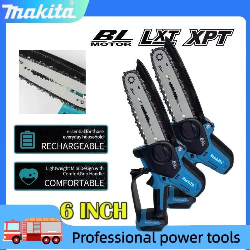 Makita Woodworking with Small Handheld 18V Cordless Chainsaw for Electric 6-inch Logging Sawzall Mini Portable Chainsaw
Makita Woodworking with Small Handheld 18V Cordless Chainsaw for Electric 6-inch Logging Sawzall Mini Portable Chainsaw