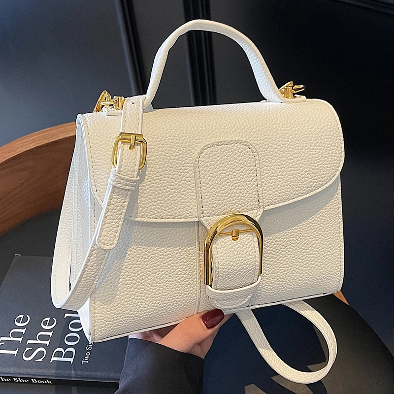 Flap Solid Women's Bag Summer New Korean Rectangle PU Leather Crossbody Bags High End Commute Belt Buckle One Shoulder Bag
Flap Solid Women's Bag Summer New Korean Rectangle PU Leather Crossbody Bags High End Commute Belt Buckle One Shoulder Bag
