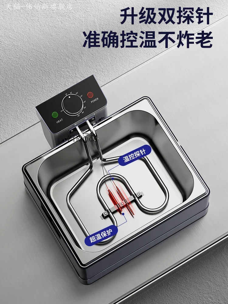 *Commercial Electric Fryer Large Capacity Thickened Multifunctional Fryer Stall Single Cylinder Frying Fries French Fries Machin
*Commercial Electric Fryer Large Capacity Thickened Multifunctional Fryer Stall Single Cylinder Frying Fries French Fries Machin
