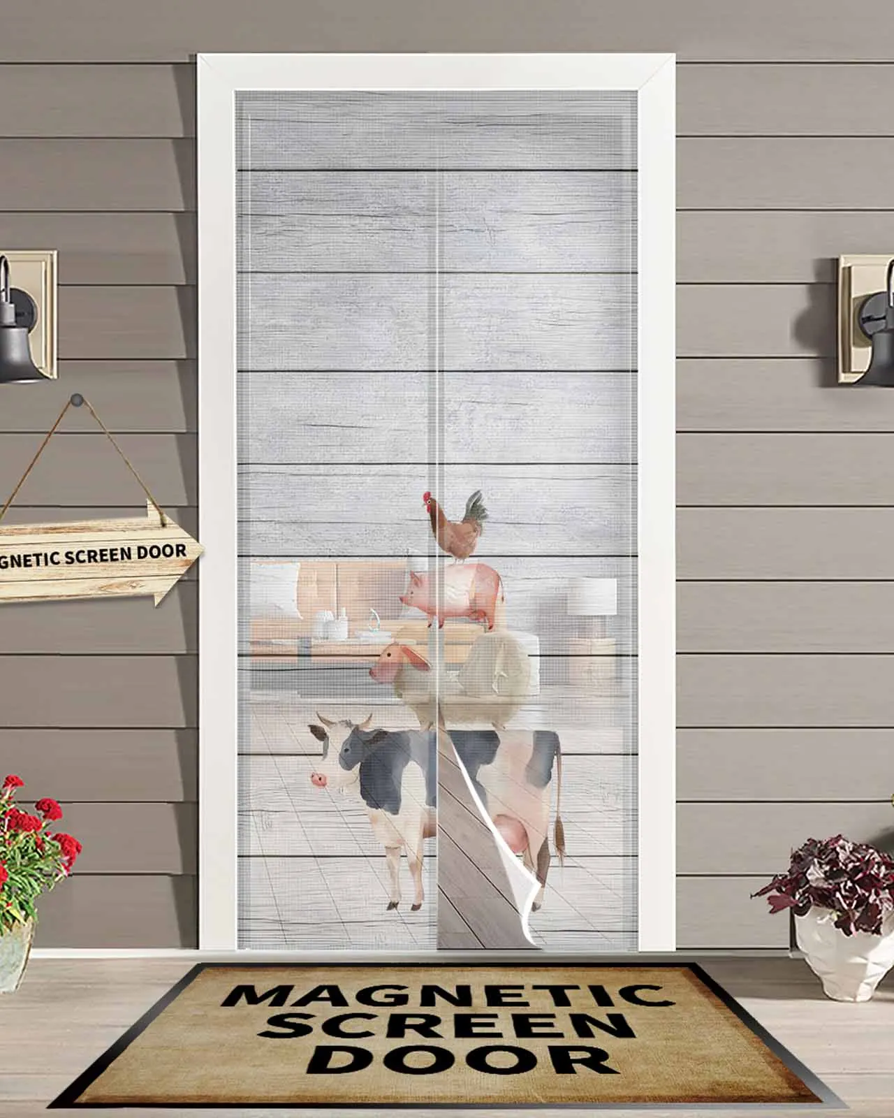 Деревянная доска на тему животных, магнитная дверная занавеска для гостиной, спальни, дома, антимоскитная занавеска для двери 
Деревянная доска на тему животных, магнитная дверная занавеска для гостиной, спальни, дома, антимоскитная занавеска для двери