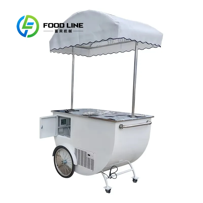 Customized Mobile Coffee Hot Dog Cart Commercial Outdoor Snack Vending Cart for Shop Office Use
Customized Mobile Coffee Hot Dog Cart Commercial Outdoor Snack Vending Cart for Shop Office Use