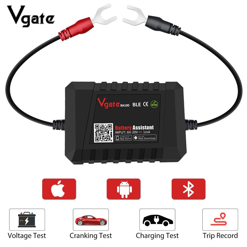 Vgate BA100 Bluetooth 4,0 для Android/IOS 12 в автомобильный тестер батареи система мониторинга Автомобильный анализатор автомобиля тестер
Vgate BA100 Bluetooth 4,0 для Android/IOS 12 в автомобильный тестер батареи система мониторинга Автомобильный анализатор автомобиля тестер