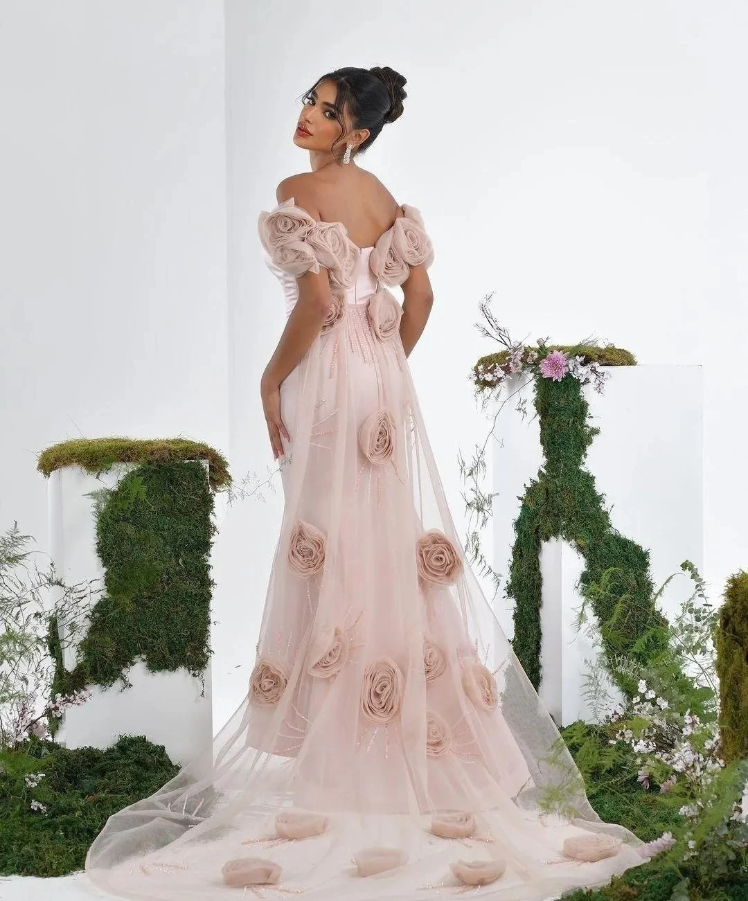 XIXI Wedding Party Dress Night Dress The Newest Mermaid Dress Train Dance Dress Tulle 3D Flowers Shoulder Open For Women
XIXI Wedding Party Dress Night Dress The Newest Mermaid Dress Train Dance Dress Tulle 3D Flowers Shoulder Open For Women