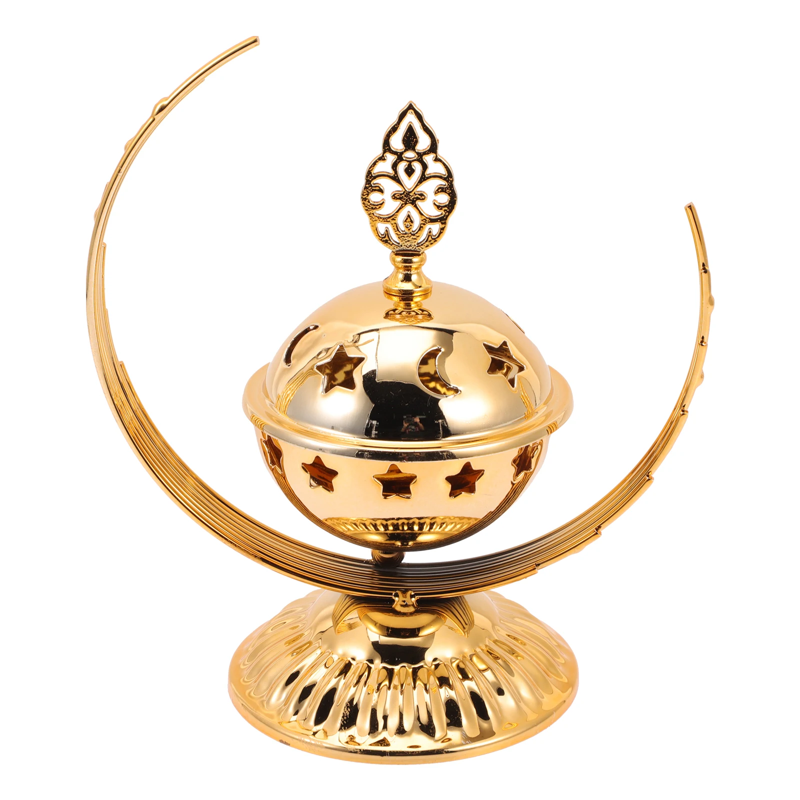 Alloy Incense Burner Middle East Style Censer Aroma Stove for Bedroom Office Sauna Decorative Desktop Ornament
Alloy Incense Burner Middle East Style Censer Aroma Stove for Bedroom Office Sauna Decorative Desktop Ornament