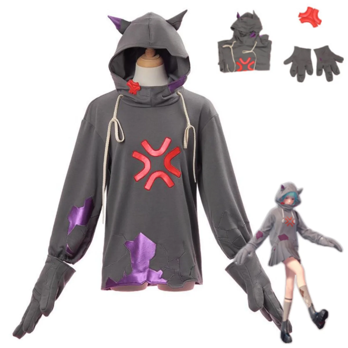 Game Infinity Nikki X Open World Barrbie Cosplay Costume Angry Stone Man Long Sleeves Hoodie Woman Cute Daily Leisure Party Suit
Game Infinity Nikki X Open World Barrbie Cosplay Costume Angry Stone Man Long Sleeves Hoodie Woman Cute Daily Leisure Party Suit