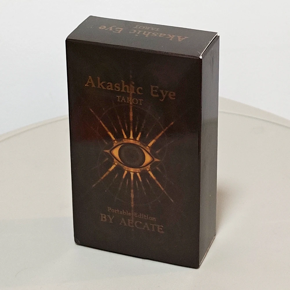 Akashic Eye Tarot Portable Edition 10.3*6cm 78 Cards Indie Tarot Deck for Divination and Daily Guidance
Akashic Eye Tarot Portable Edition 10.3*6cm 78 Cards Indie Tarot Deck for Divination and Daily Guidance