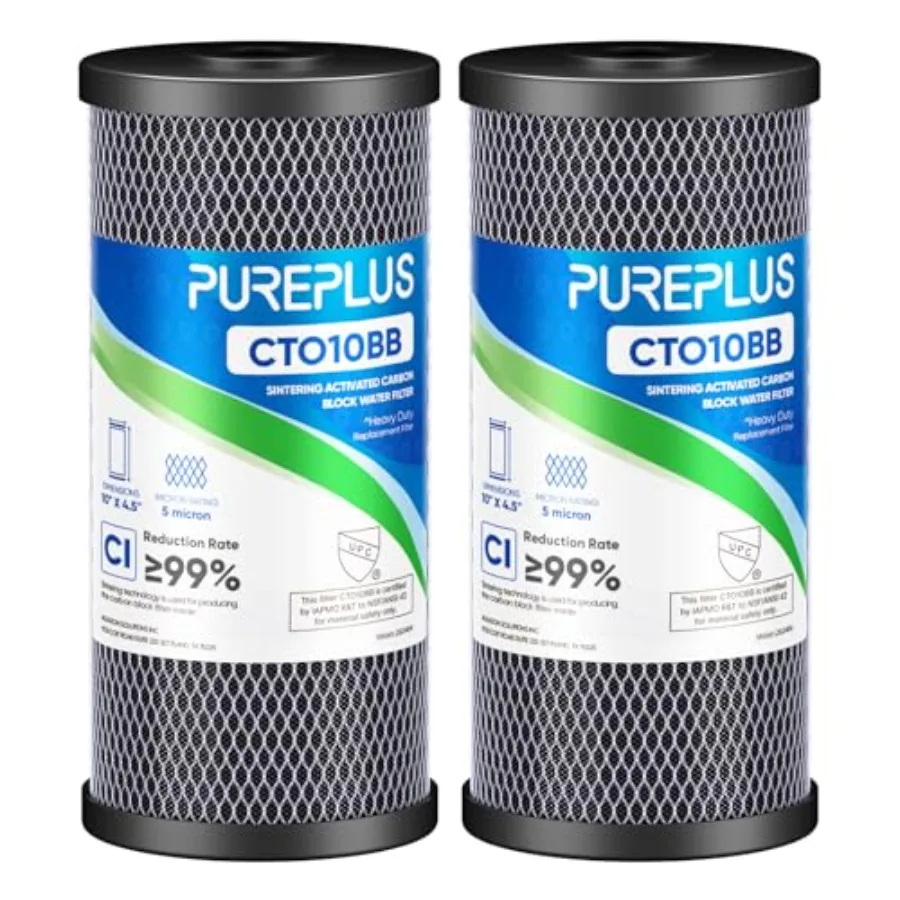 Сменный картридж для фильтра воды CTO из активированного угля из скорлупы кокоса, 5 микрон, 10x4,5 дюйма, для всего дома, для Dupont WFHDC8001 CB-B
Сменный картридж для фильтра воды CTO из активированного угля из скорлупы кокоса, 5 микрон, 10x4,5 дюйма, для всего дома, для Dupont WFHDC8001 CB-B