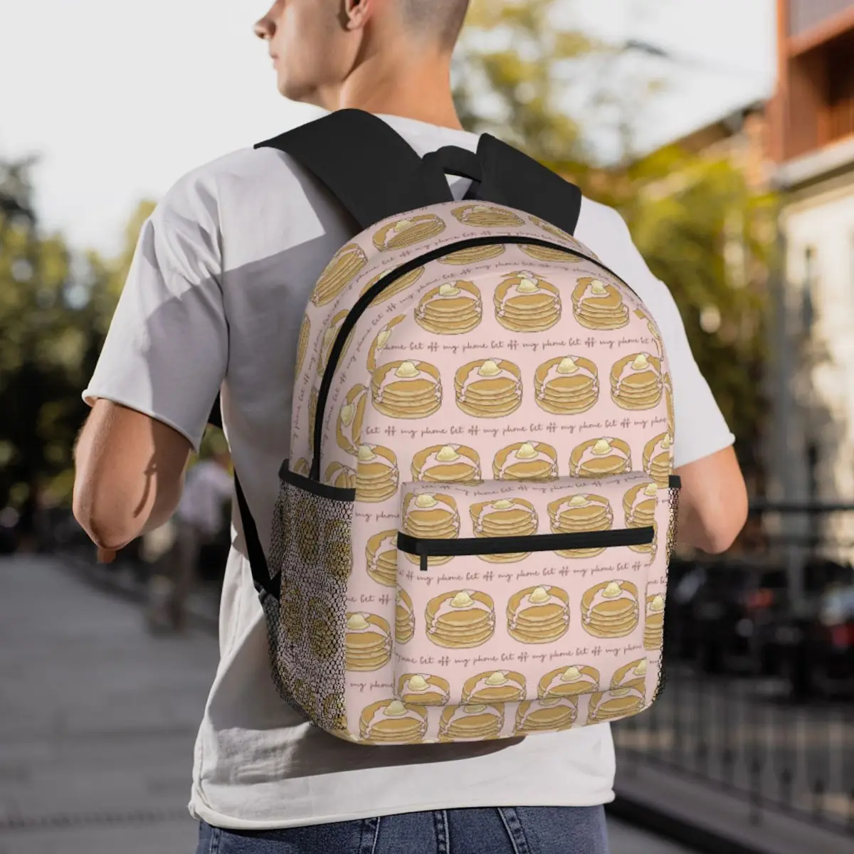Pancakes With Maple Syrup Pattern Student Backpack School Bag Hiking Travel Daypack for Men Women Fashion Bookbag Shoulder Bags
Pancakes With Maple Syrup Pattern Student Backpack School Bag Hiking Travel Daypack for Men Women Fashion Bookbag Shoulder Bags