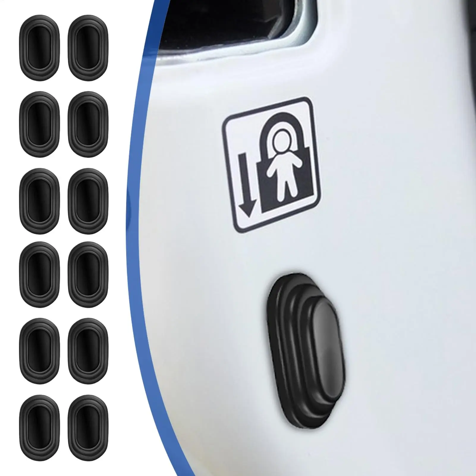 12pcs Car Door Silicone Anti Shock Pad Universal Trunk Sound Insulation Thickening Cushion Stickers Anti Scratch Gaskets
12pcs Car Door Silicone Anti Shock Pad Universal Trunk Sound Insulation Thickening Cushion Stickers Anti Scratch Gaskets