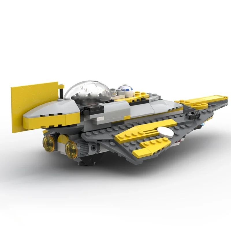 250PCS Star Battle MOC Anakin Skywalker's Delta-7B Aethersprite-Class Starfighter Model Modular Building Blocks DIY Toys Gift
250PCS Star Battle MOC Anakin Skywalker's Delta-7B Aethersprite-Class Starfighter Model Modular Building Blocks DIY Toys Gift