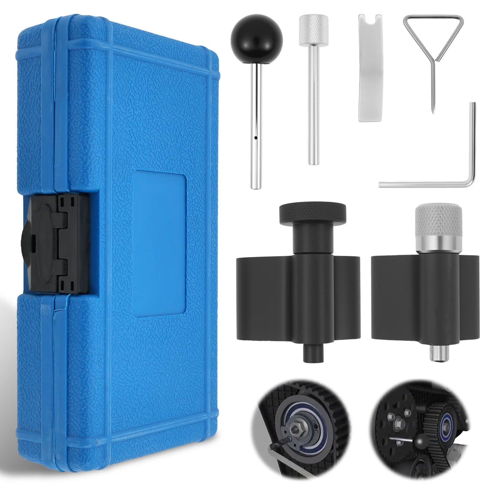 Engine Timing Tool Carbon Steel Camshaft Diesel Engine Timing Belt Tool Crankshaft Locking Belt Tensioner Pin Pulley Lock Plate
Engine Timing Tool Carbon Steel Camshaft Diesel Engine Timing Belt Tool Crankshaft Locking Belt Tensioner Pin Pulley Lock Plate