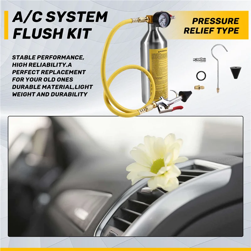 Air Conditioning Flushing Kit, Car Air Conditioning Pipe Cleaning Tool Set, Car Air Conditioning System Flushing Kit-A14Z
Air Conditioning Flushing Kit, Car Air Conditioning Pipe Cleaning Tool Set, Car Air Conditioning System Flushing Kit-A14Z