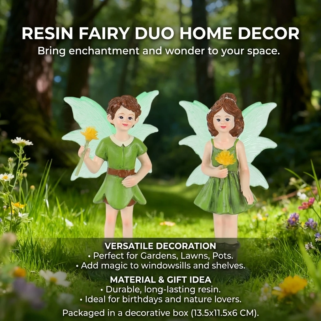 Resin Fairy Garden Statue Durable UV Resistant Outdoor Yard Decorative Figurine For Spring Summer Lawn Pot Decoration
Resin Fairy Garden Statue Durable UV Resistant Outdoor Yard Decorative Figurine For Spring Summer Lawn Pot Decoration