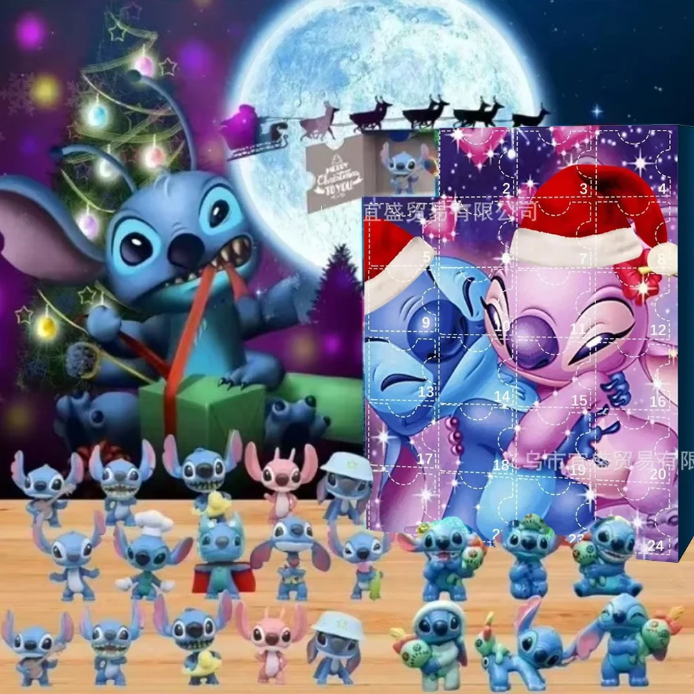 Disney Advent Calendar Action Figures Toys Model Doll Collection Lilo&Stitch Model Toy Ornament for Children's Christmas Gift
Disney Advent Calendar Action Figures Toys Model Doll Collection Lilo&Stitch Model Toy Ornament for Children's Christmas Gift