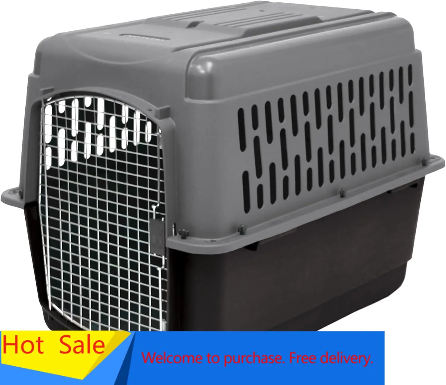 Large Breeds Dog Kennel, Various Sizes, Dark Gray/Black, Made in USA
Large Breeds Dog Kennel, Various Sizes, Dark Gray/Black, Made in USA