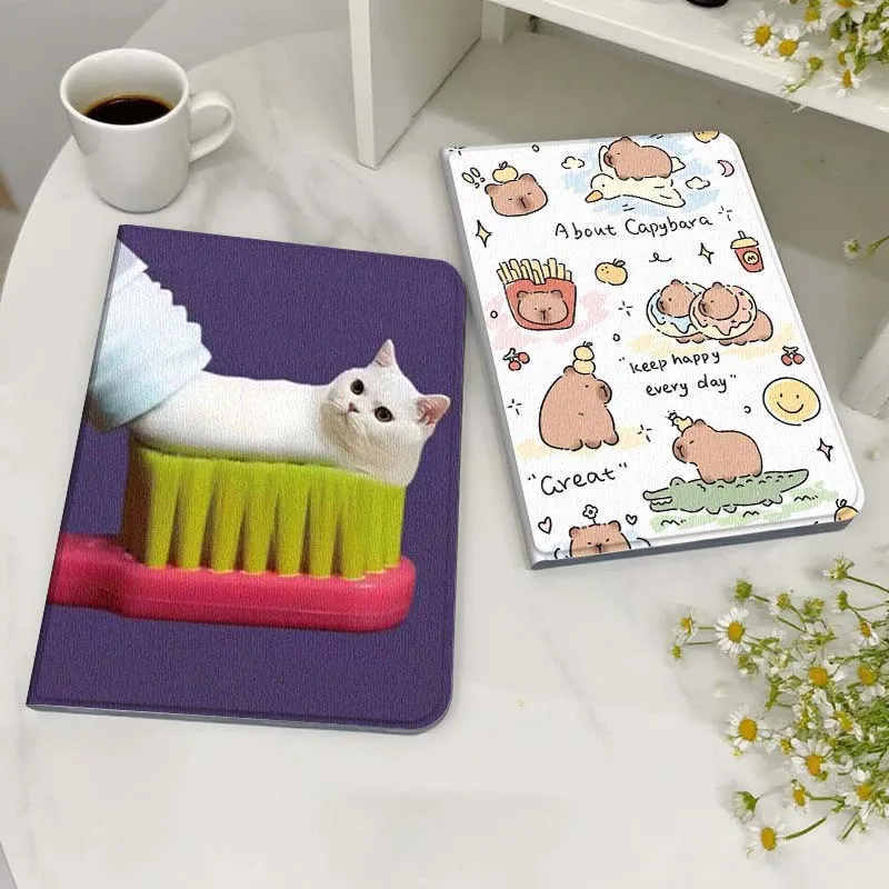 Чехол для планшета с мультяшным дизайном «Кот-капибара» для Xiaoxin Lenovo Tab Pad K11 K10 M10 P11 3rd Plus Pro Legion Y700 Y900 Gen4 2, подарок
Чехол для планшета с мультяшным дизайном «Кот-капибара» для Xiaoxin Lenovo Tab Pad K11 K10 M10 P11 3rd Plus Pro Legion Y700 Y900 Gen4 2, подарок