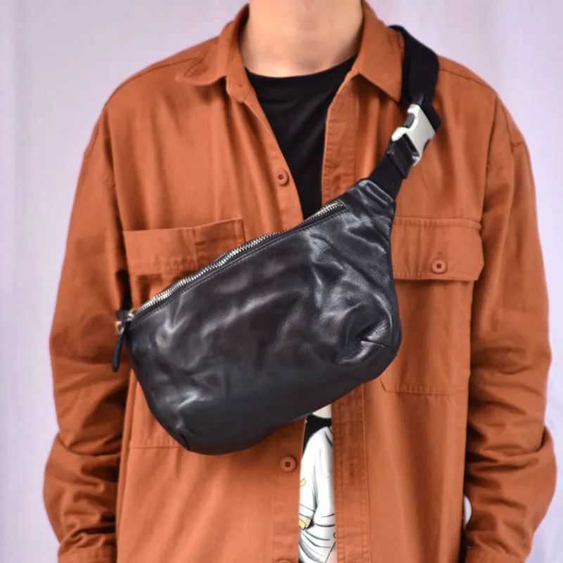 AETOO Original leather crossbody waist bag for men retro commuter street soft leather European and American casual fashion firs
AETOO Original leather crossbody waist bag for men retro commuter street soft leather European and American casual fashion firs