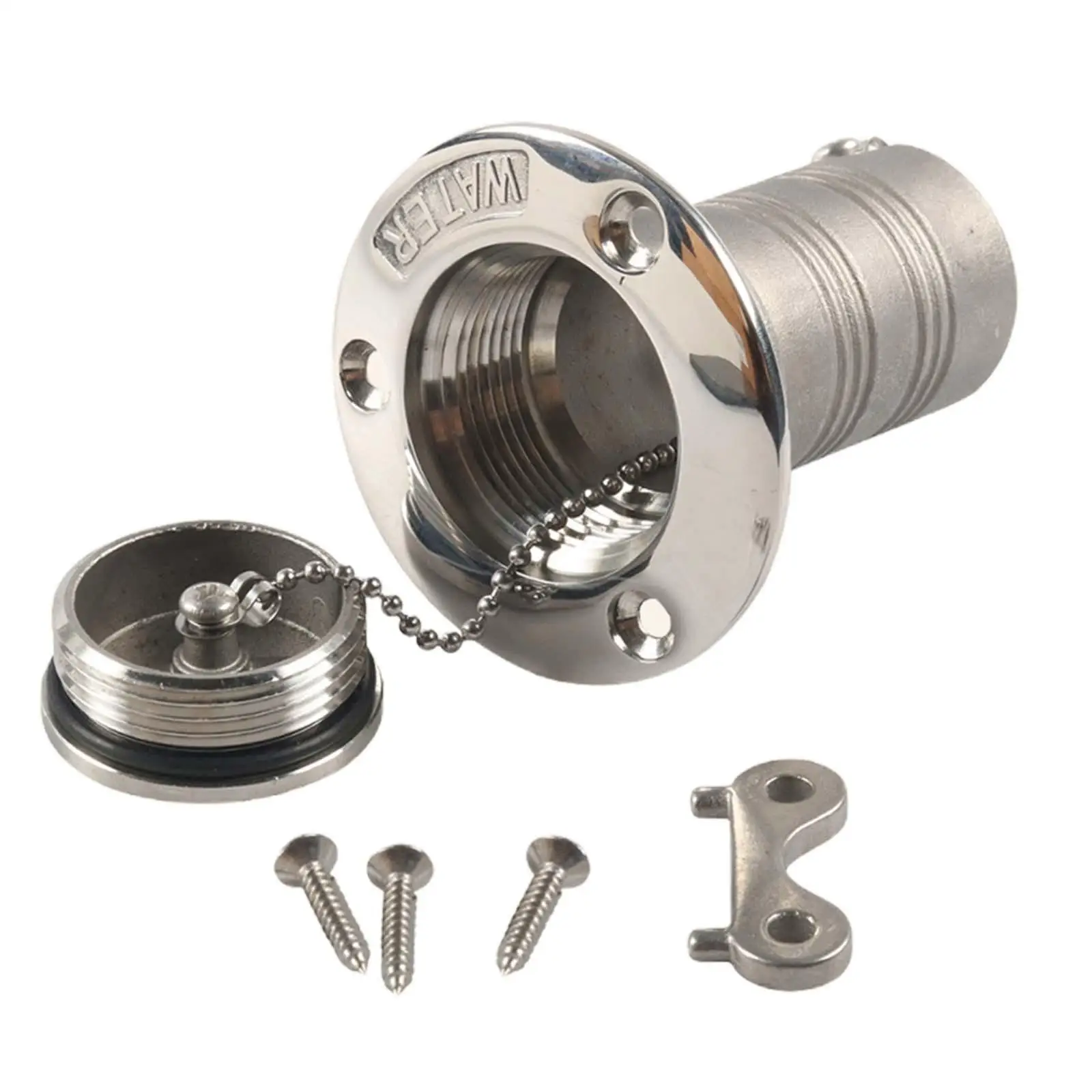1-1/2" Replacement Fuel Filler Yacht Accessories Boat Water Tank Vents Fills Deck Filler for Water Boat Gas Filler
1-1/2" Replacement Fuel Filler Yacht Accessories Boat Water Tank Vents Fills Deck Filler for Water Boat Gas Filler