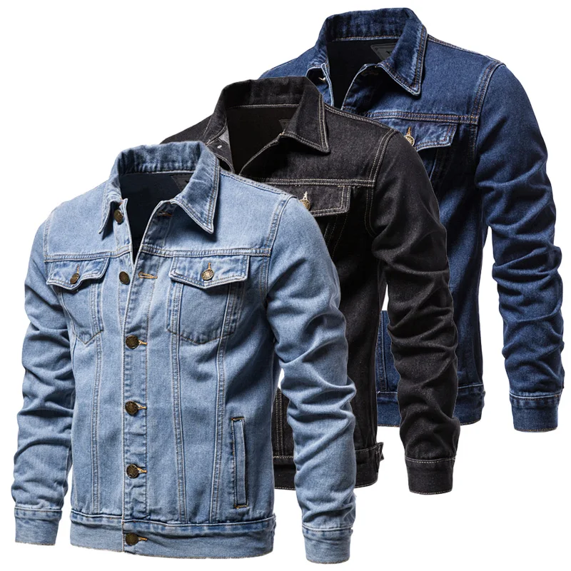 Men's Denim Jacket Trend Retro Fashion Casual Jacket Suitable Young Blue Black Youth Workwear Locomotive Spring Autumn Winter
Men's Denim Jacket Trend Retro Fashion Casual Jacket Suitable Young Blue Black Youth Workwear Locomotive Spring Autumn Winter