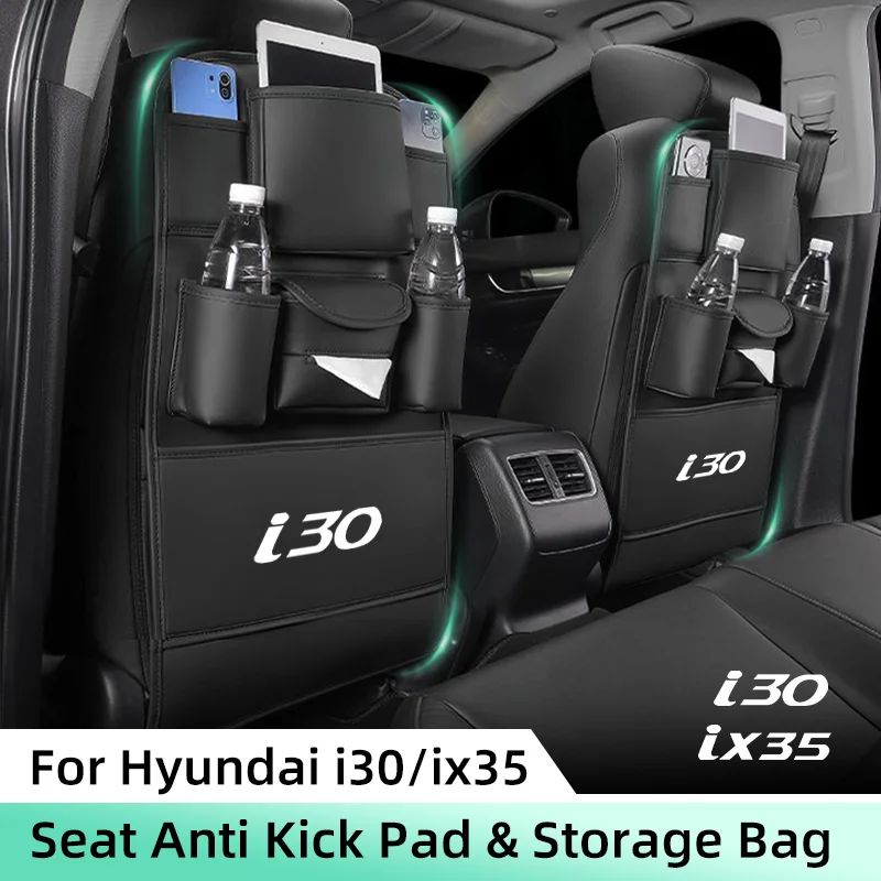 All in One Car Seat Back Storage Bag For Hyundai ix35 i30 6-Pocket Auto Organizer with Tissue Holder Anti Kick Pads Cup Holder
All in One Car Seat Back Storage Bag For Hyundai ix35 i30 6-Pocket Auto Organizer with Tissue Holder Anti Kick Pads Cup Holder